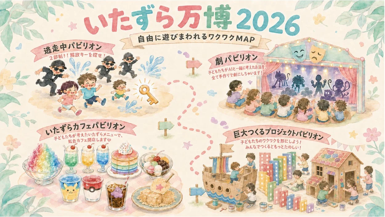 いたずら万博2026イベントマップ