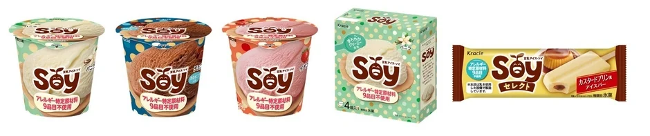 Soy製品ラインナップ