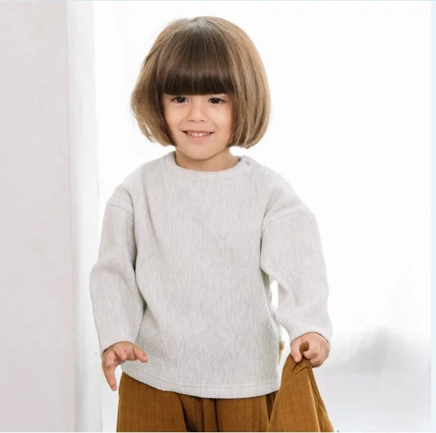 LOWRYS FARM BaBY 長袖Tシャツ 楊柳カットソー