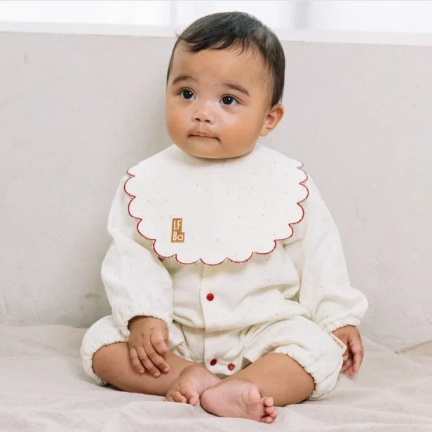 LOWRYS FARM BaBY スタイ付きチビオール ネップ