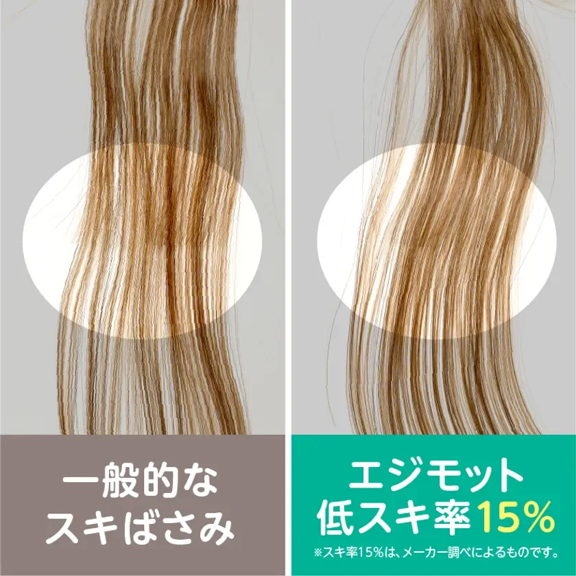 スキ率15%のスキばさみ