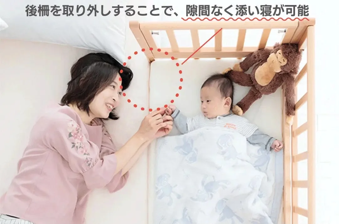 添い寝の様子
