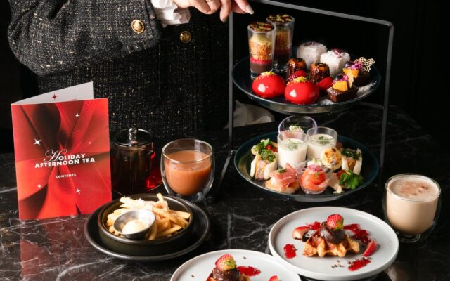華やかでロマンチックな世界観の煌めく「ホリデーアフタヌーンティー」期間限定で登場！