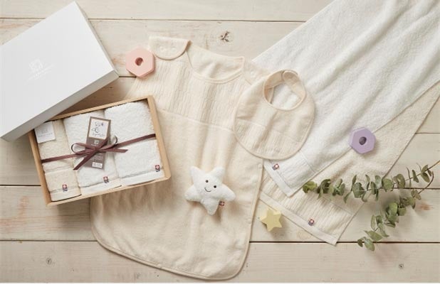 赤ちゃんとの毎日に、やさしい肌ざわりを。「今治謹製 organic towel」からオーガニックコットンを使用したベビーアイテムが発売中