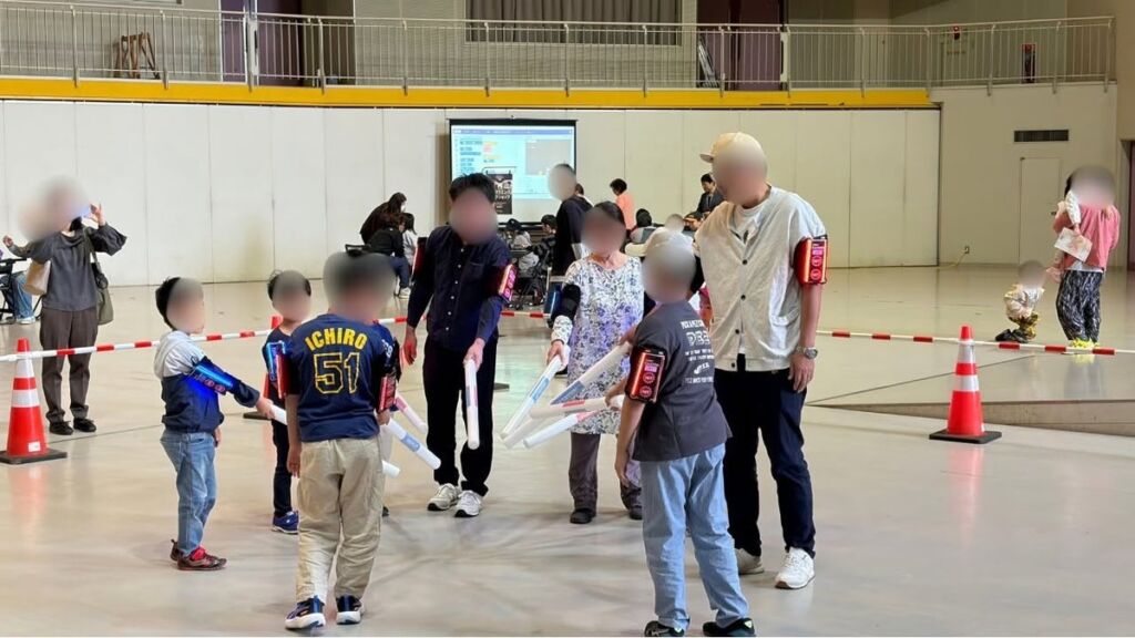 秋田県主催のデジタル体験フェスで「Cyber KASSEN」体験会、未就学児から中高生まで1日で延べ300名以上が参加